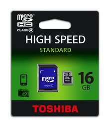 Карта памет Micro SD - TOSHIBA 16 GB
